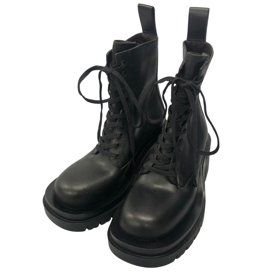 希少　ボッテガヴェネタ　stride　黒 25.5〜26.0相当　ショートブーツ Bottega Veneta: ブラック Stride ブーツ | SSENSE 日本