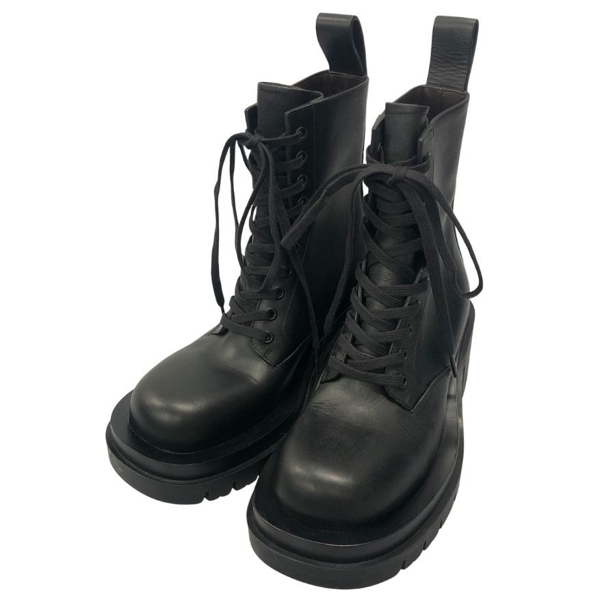 BOTTEGA ブロックブーツ　ブラック BOTTEGA VENETA（ボッテガ・ヴェネタ） ブロックアンクルブーツ 36