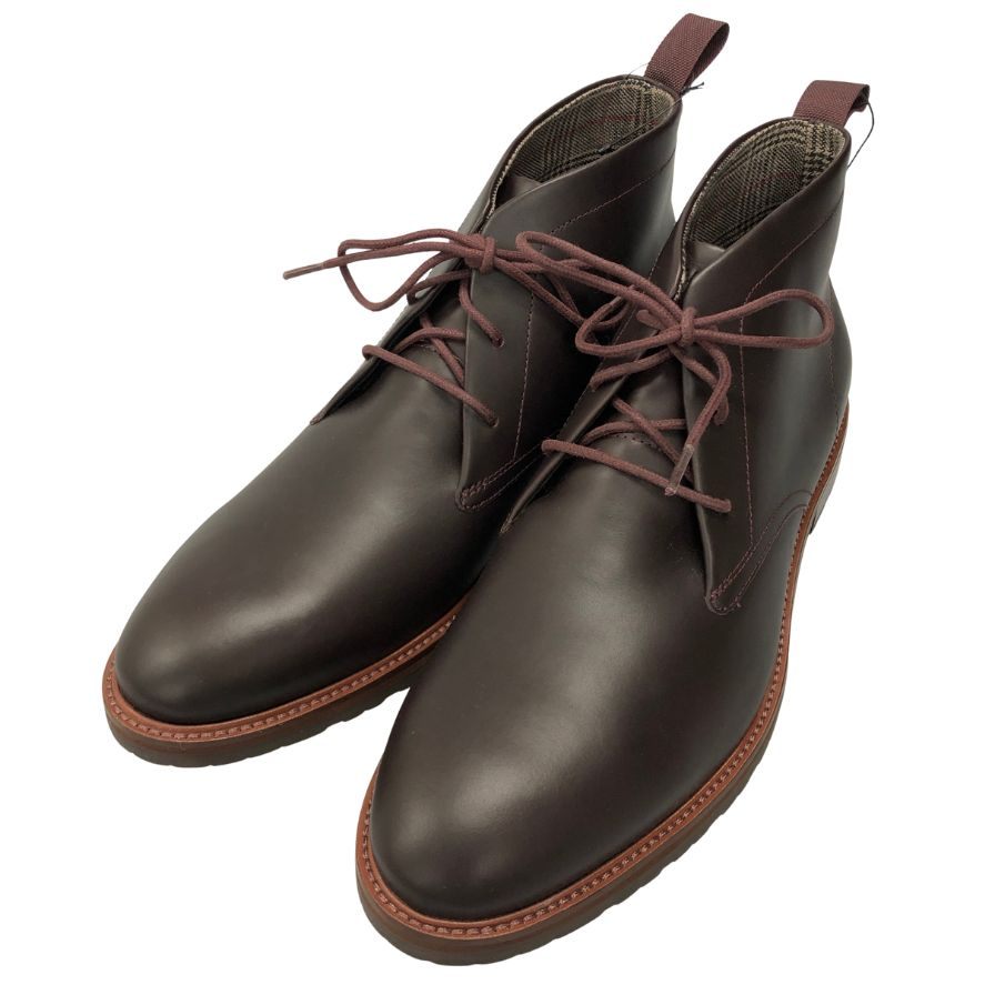 電話を掛けるハーン チャッカブーツ C36161 大きさ7.5 黒いこと系 メンズ COLE HAAN 約25.5珊【AFC40】【中古】