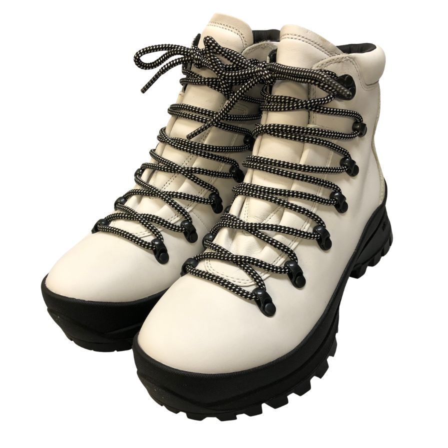 メレル ブーツ トレッキングブーツ Bristol MID レディース 大きさ24.5 黒いこと 白いこと系 MERRELL 約24.5糎【AFD5】【中古】