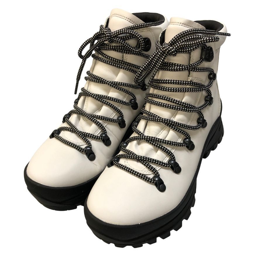 メレル ブーツ トレッキングブーツ Bristol MID レディース 大きさ24 黒いこと 白いこと系 MERRELL 約24.0糎【AFD4】【中古】
