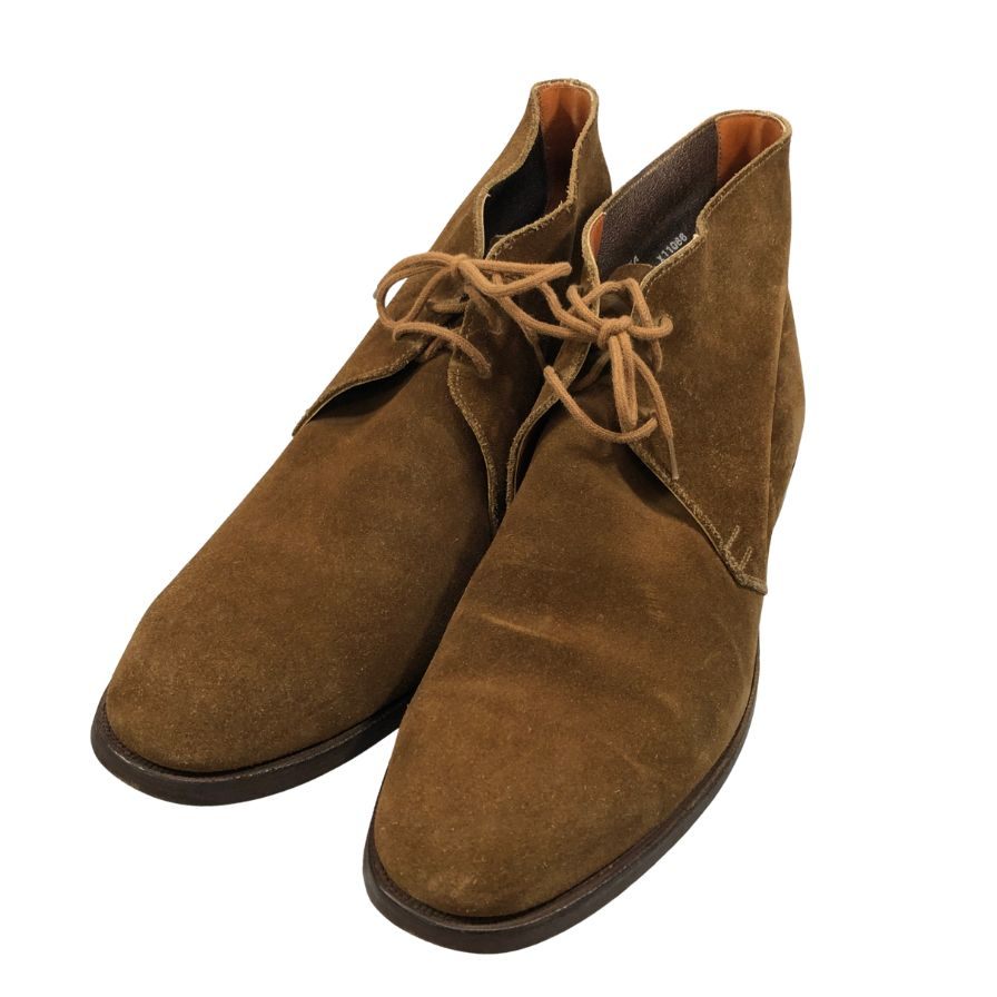 クロケット&ジョーンズ SUB品 Chukka チャッカブーツ スエード メンズ ブラウン サイズUK6.5E Crockett & Jones 約25.0cm【AFD9】【中古】|ストックラボ