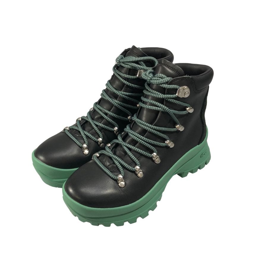 メレル ブーツ トレッキングブーツ Bristol MID レディース 大いさ24.5 黒いこと 緑であること系 MERRELL 約24.5糎【AFD3】【中古】