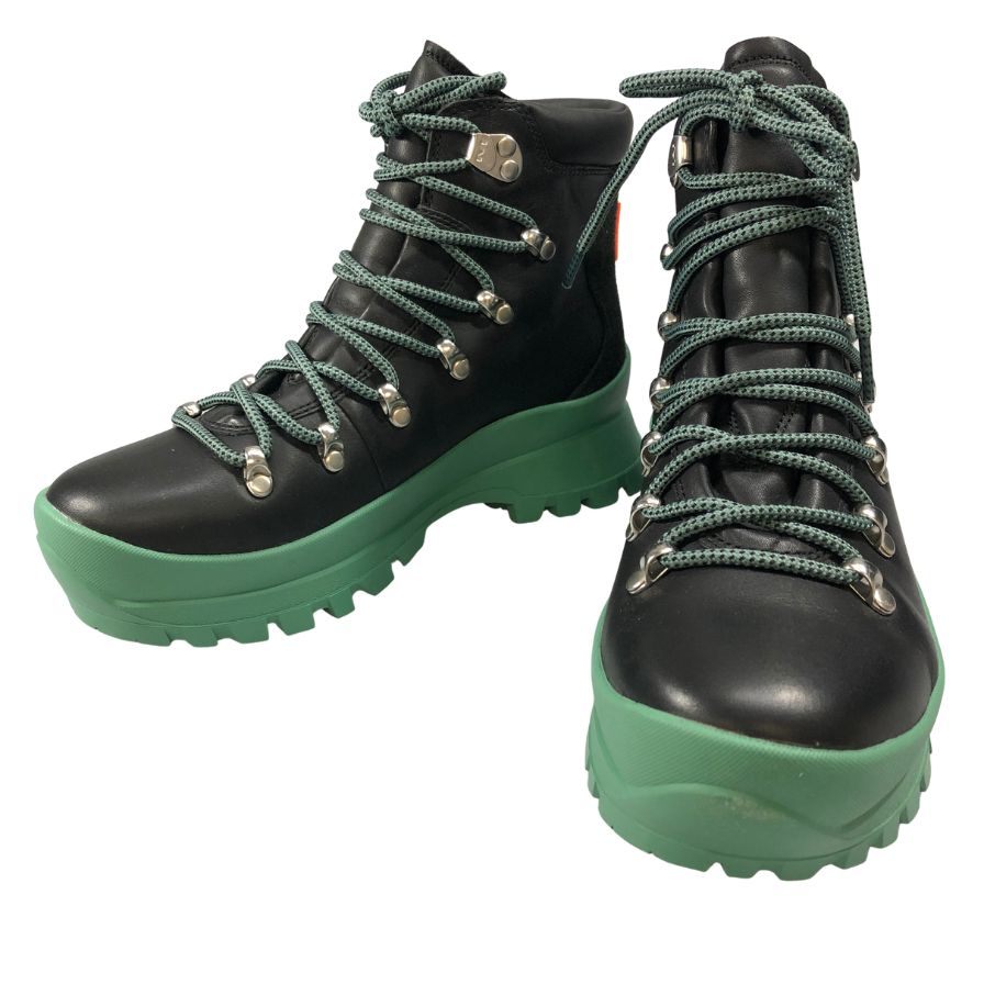 メレル ブーツ トレッキングブーツ Bristol MID レディース 大いさ24.5 黒いこと 緑であること系 MERRELL 約24.5糎【AFD5】【中古】
