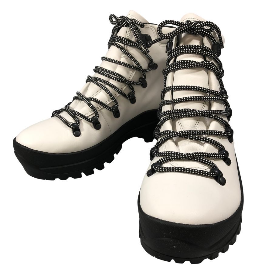 メレル ブーツ トレッキングブーツ Bristol MID レディース 大きさ24.5 黒いこと 白いこと系 MERRELL 約24.5糎【AFD6】【中古】
