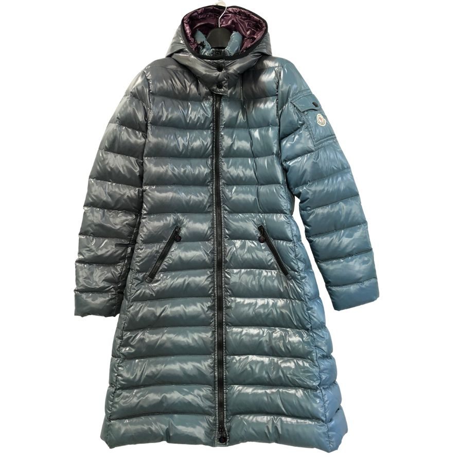 モンクレール ダウンジャケット モカ ブルー系 サイズ2 レディース MONCLER MOKA GIUBBOTTO【AFA21】【中古】|ストックラボ