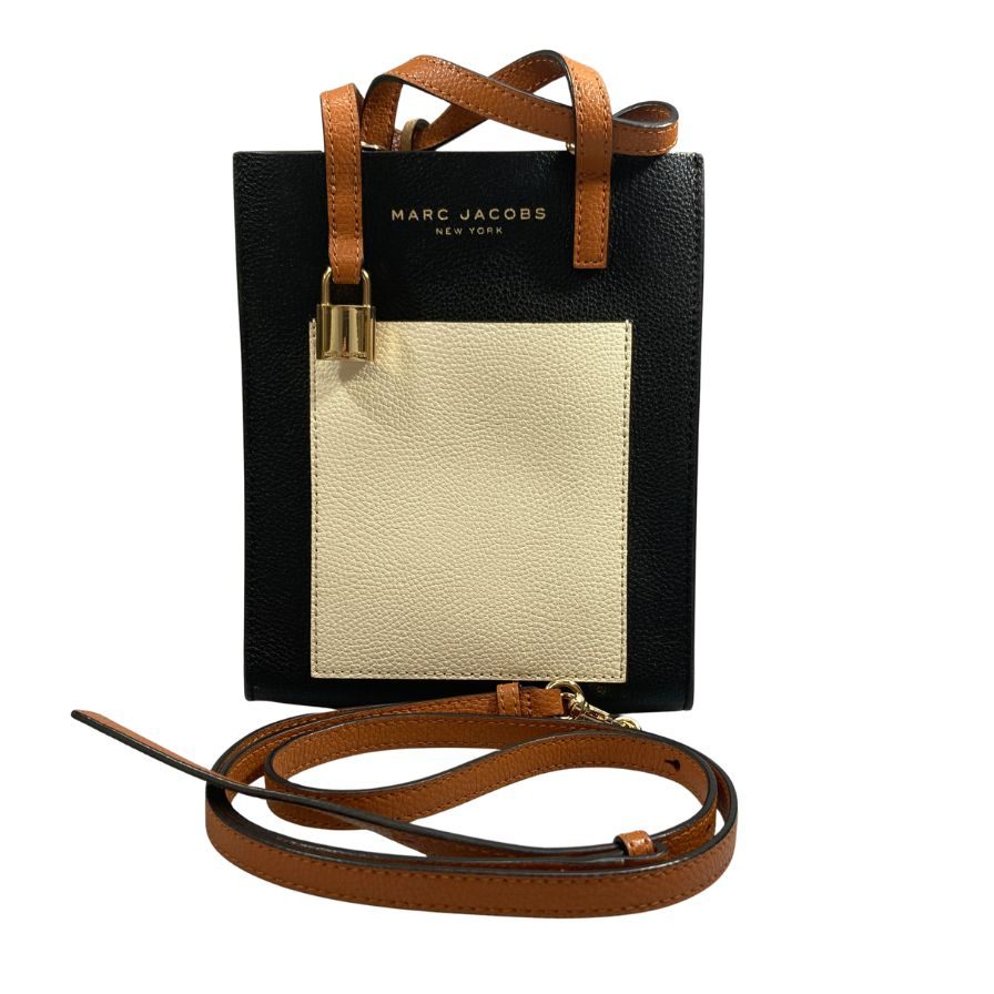 マークジェイコブス 2WAY バイ色合い ミニハンドバック 米国海軍×白いこと 肩部 MARC JACOBS【AFE3】【中古】