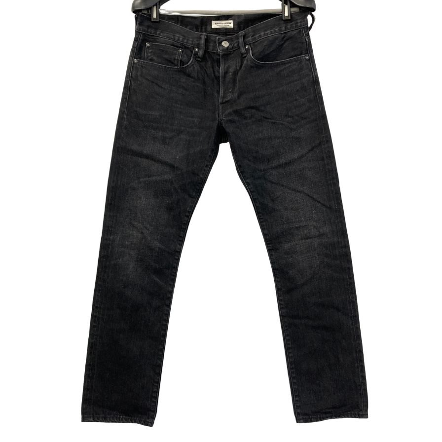 ロン ハーマン ジーンズ ズボン下 USA製 セルビッジ 赤耳 メンズ 大きさ31 黒いこと Ron Herman Denim 【AFB41】【中古】