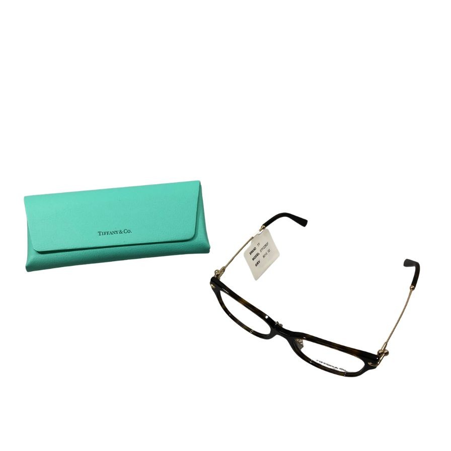 ティファニー 眼鏡 一こま 赤銅色系 TF2262-D Tiffany＆Co.【AFI9】【中古】