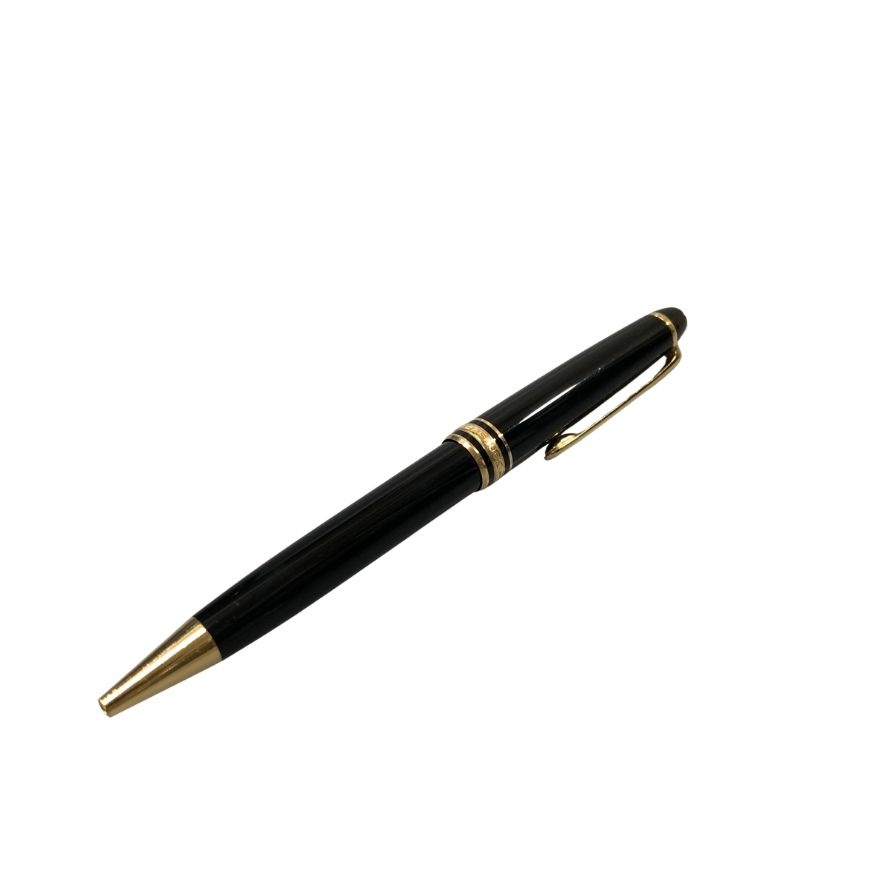 モンブラン ボールペン マイスターシュテュック 捻じれ式 黒×ゴールド MONTBLANC MEISTER STUCK【AFI2】【中古】