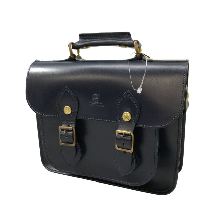 グレンロイヤル ショルダーバッグ サッチェル 9in ブライドルレザー 米国海軍 GLENROYAL SATCHEL BAG 9INCH【AFE9】【中古】