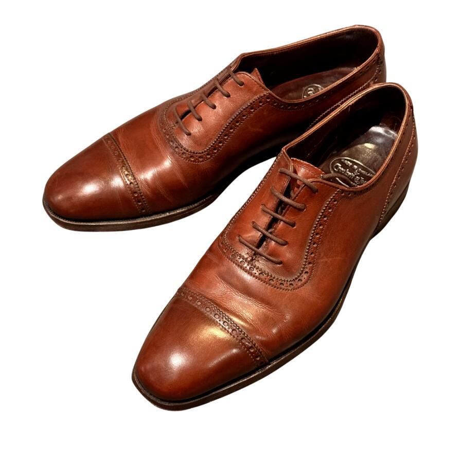 クロケット&ジョーンズ レザーシューズ アルバニー アデレード カーフ ブラウン メンズ サイズUK6D Crockett&Jones ビジネスシューズ 約24.5cm【LA】【中古】｜ストックラボ