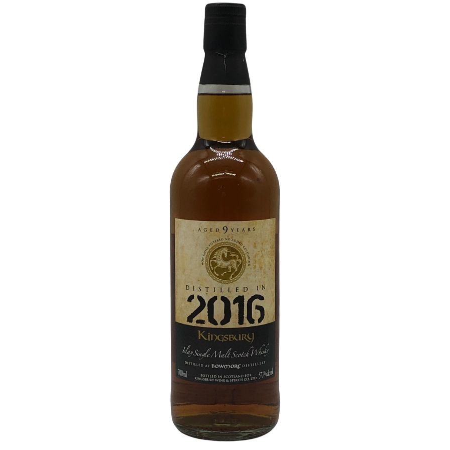 【未開栓】キングスバリー ボウモア 2016 9年 700ml 57.7% Kingsbury Bowmore スコッチウイスキー【S1】【中古】｜ストックラボ