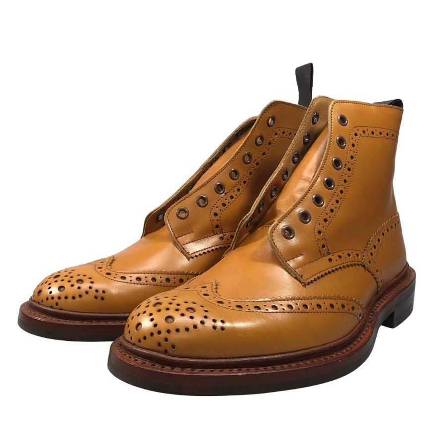 トリッカーズ カントリーブーツ ストウ ウイングチップ 942412 5634/24 ブラウン UK7ハーフ-5 Tricker’s ブーツ 約25.5cm【LA】【中古】|ストックラボ
