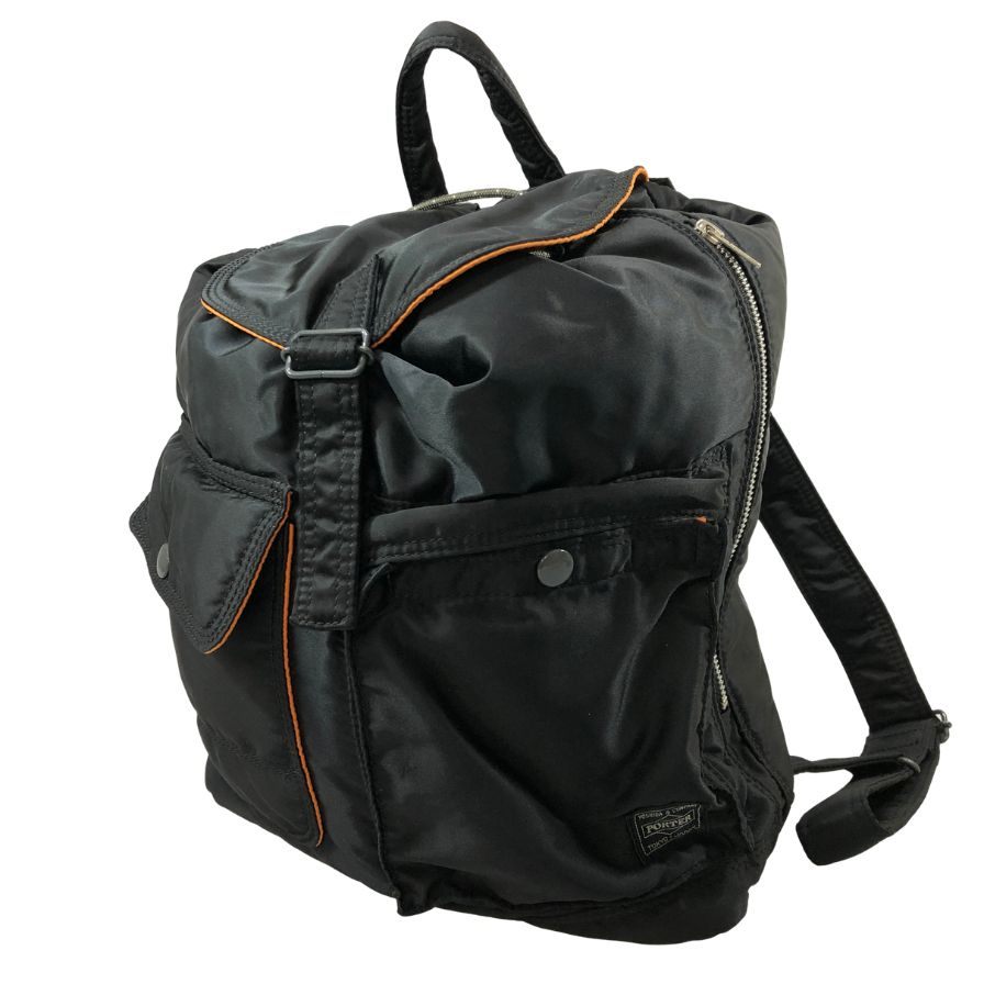 吉田カバン ポーター タンカー バックパック ナイロン ブラック 日本製 PORTER TANKER【AFE8】【中古】｜ストックラボ 8,669円