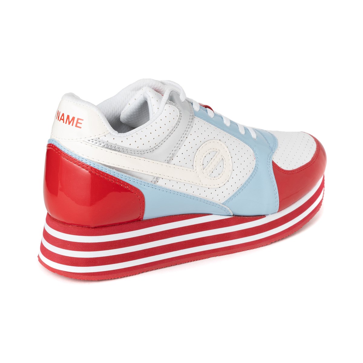 お歳暮 50 Off No Name ノーネーム スニーカー Parko White Red パルコ ホワイト レッド ダッド スニーカー 赤 あか レッド 白 ホワイト しろ プラットフォーム ストックマン Shop 安い J Metalogradnja Rs