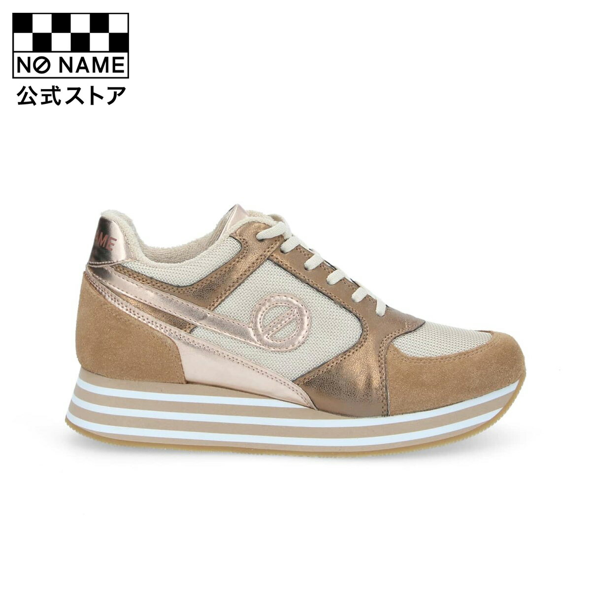 【20％OFF！SALE】NO NAME ノーネーム [スニーカー] PARKO-42119W-BEIGE パルコ ベージュ