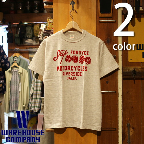 ウエアハウス WAREHOUSE 半袖 Tシャツ フロッキー プリント SKIP 4601 5,861円
