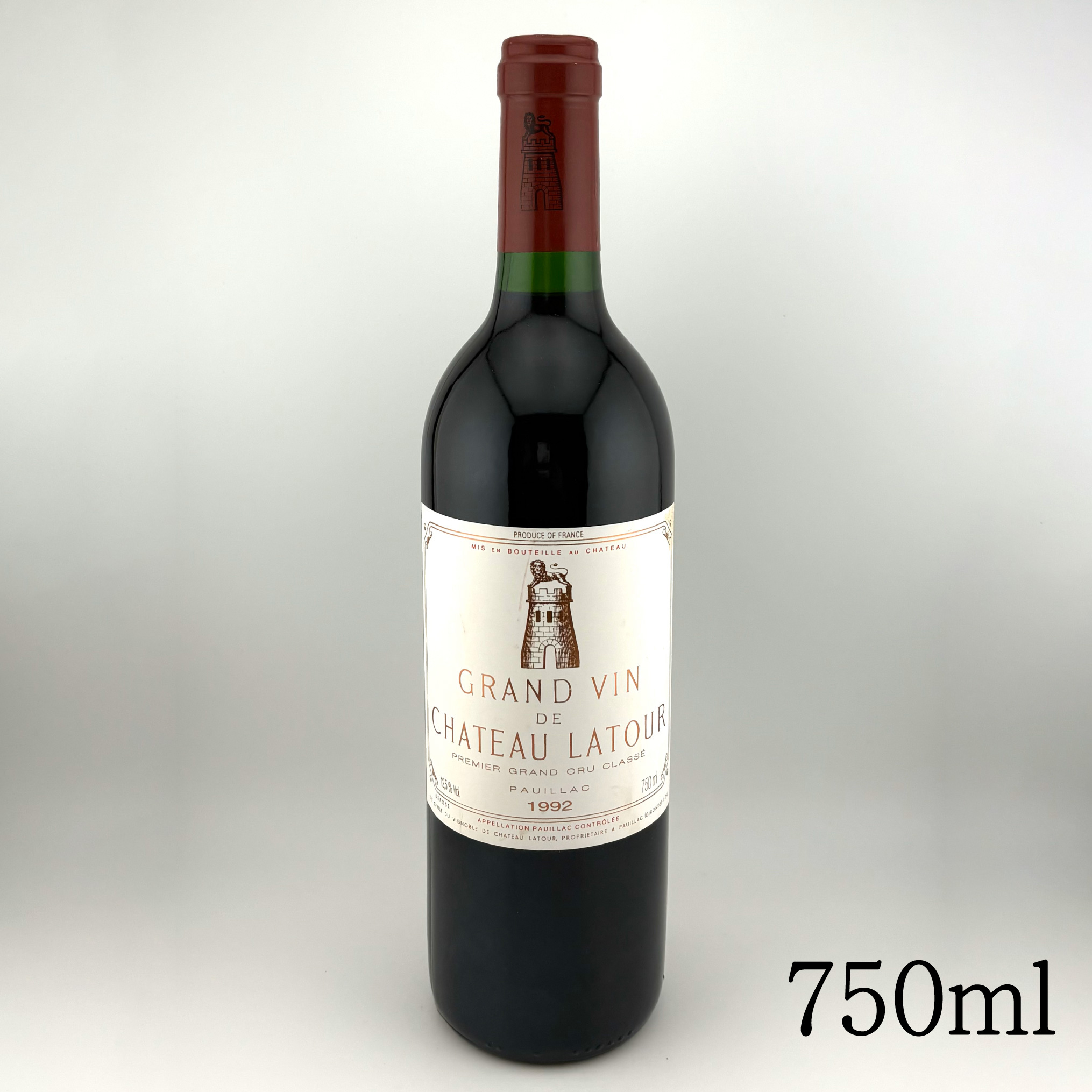 【1992 シャトー ラトゥール ポイヤック 】赤ワイン フランス ボルドー クリスマス 母の日 父の日 贈呈品 プレゼント 記念品｜stockton店