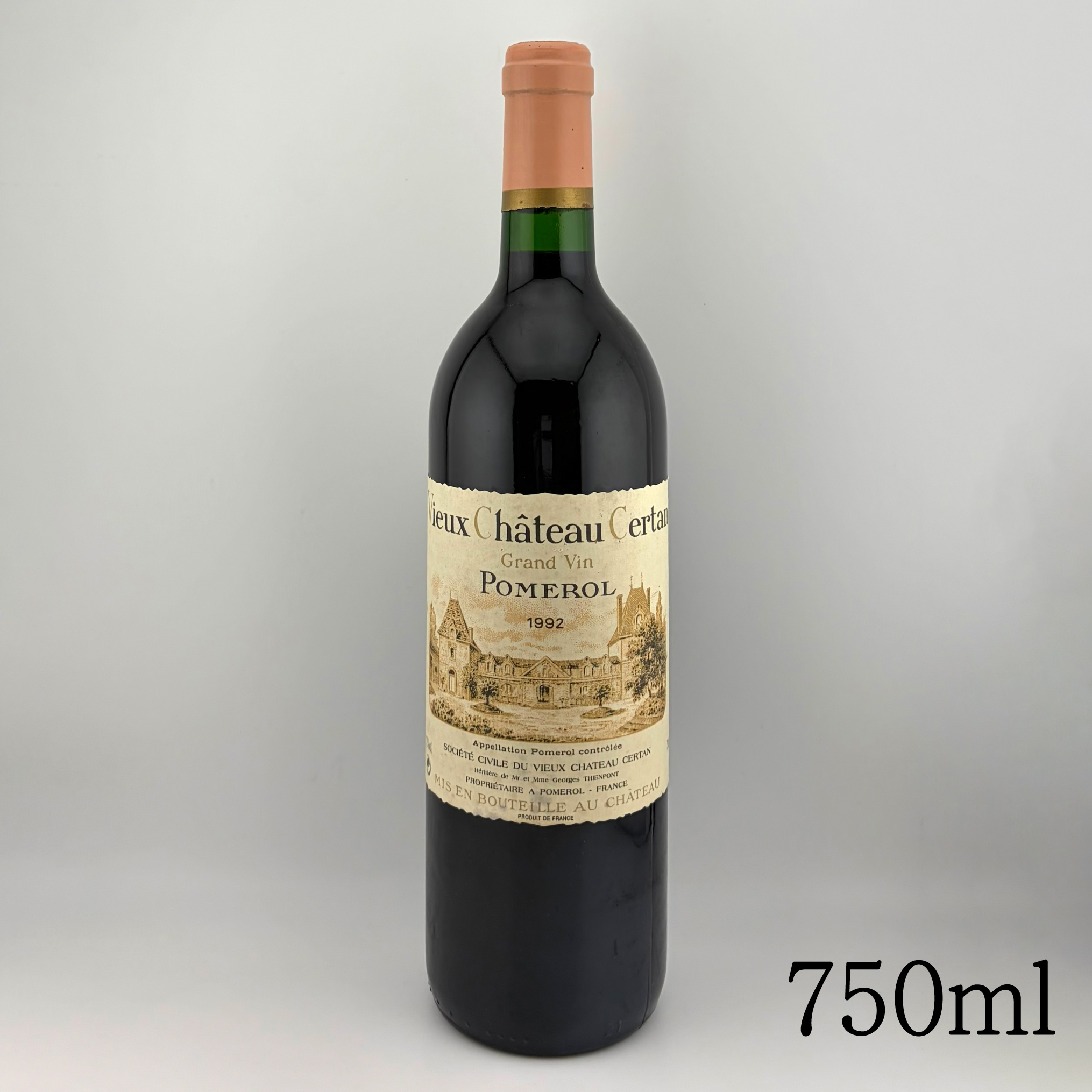 【 1992 ヴュー シャトー セルタン Vieux chateau certan 】赤ワイン フランス ボルドー クリスマス 母の日 父の日 贈呈品 プレゼント|stockton店