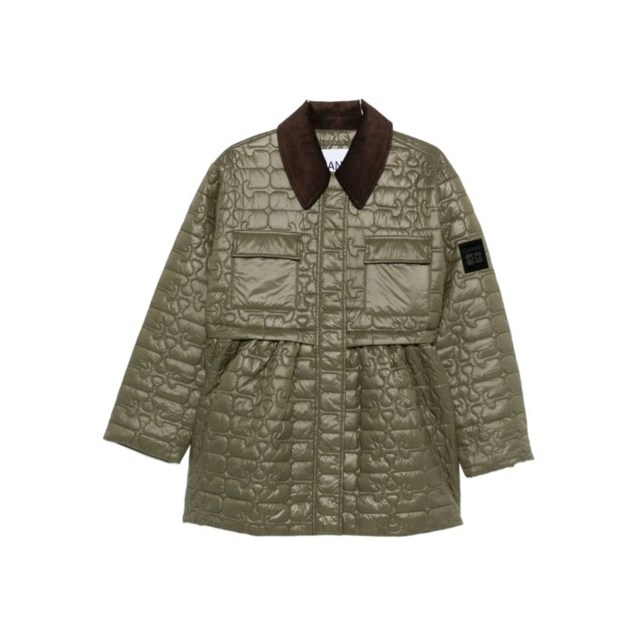 GANNIガニー　ブルゾン 楽天市場】GANNI ガニー キルティングジャケット Shiny Quilt Jacket