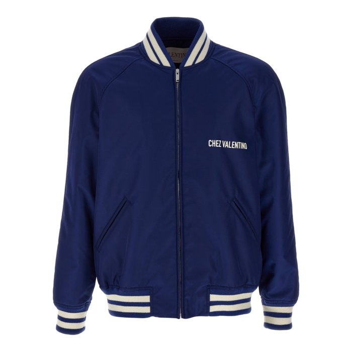 ✨新品、現行✨　VALENTINO ナイロンジャケット　デカロゴ　ホワイト 楽天市場】VALENTINO 2019AW Bomber Jacket with VLogo Print