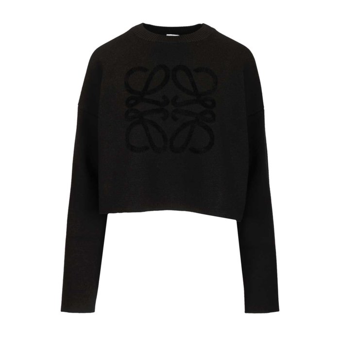 A*♡様 LOEWE ロエベのニットカーディガン　アナグラムロゴ刺繍 LOEWE ロエベ アナグラム カーディガン