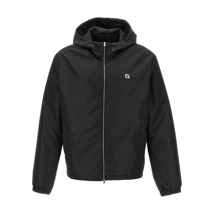 FENDI　ロゴ入りジャンパー♡ 楽天市場】フェンディ FENDI リバーシブル フーディーブルゾン