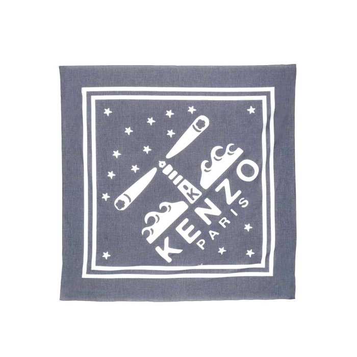 楽天市場】KENZO ケンゾー ビーチタオル 8DR010 2ブルーマルチ