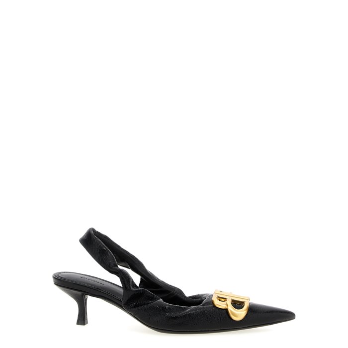 美品 balenciaga バレンシアガ BB ロゴ パンプス 大人好みのモードな「ブラック靴」が新鮮！バレンシアガのパンプス