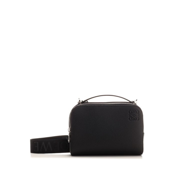 人気カラー】 ロエベ カメラ クロスボディバッグ ミニ 2WAYバッグ 黒