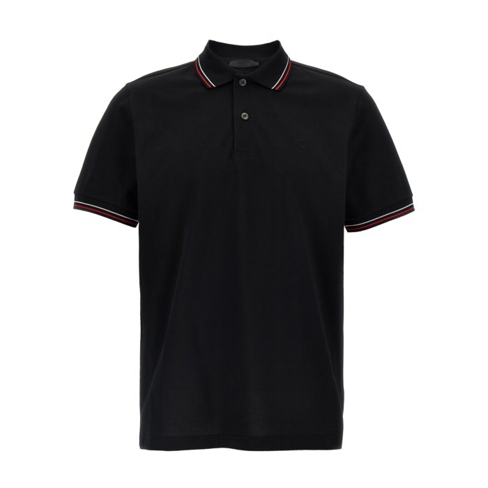 PRADA ブラック ポロシャツ S サイズ　UJN444 プラダ ポロシャツ メンズ ブランド PRADA ルーマニア UJN444