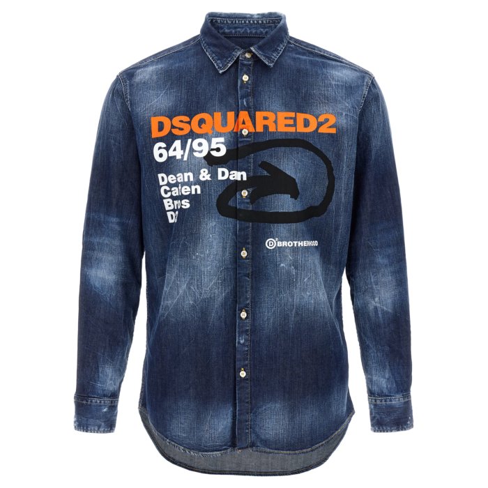 楽天市場】Dsquared2 ディースクエアード DENIM SHIRT デニムシャツ
