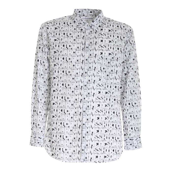 KAWSカウズ x CDGコムデギャルソンシャツ限定コラボEYEグレー XL新品 COMME des GARCOS SHIRT/コムデギャルソンシャツ KAWSコラボT