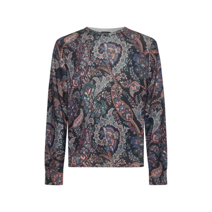 楽天市場】【半額以下】 エトロ ETRO ジップアップ ニットブルゾン