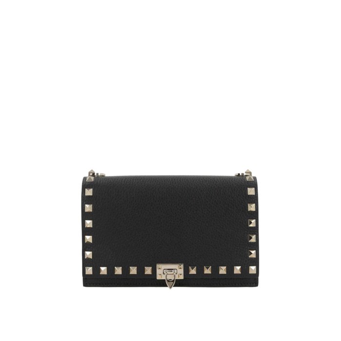 ◎VALENTINOヴァレンティノ ロックスタッズ クラッチバッグ ポーチ 黒 楽天市場】ヴァレンティノ VALENTINO ショルダー付 クラッチ