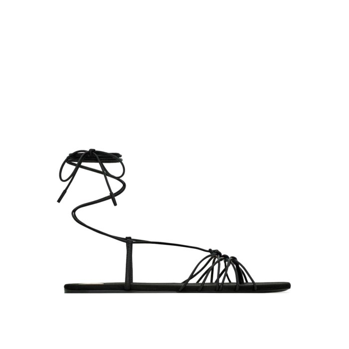 サンローラン Saint Laurent Babylone Smooth Leather Sandals その他 Black 37 37.5 36 36.5 39 38 38.5 女性 820656AAEOF1000 【送料無料・関税込】画像