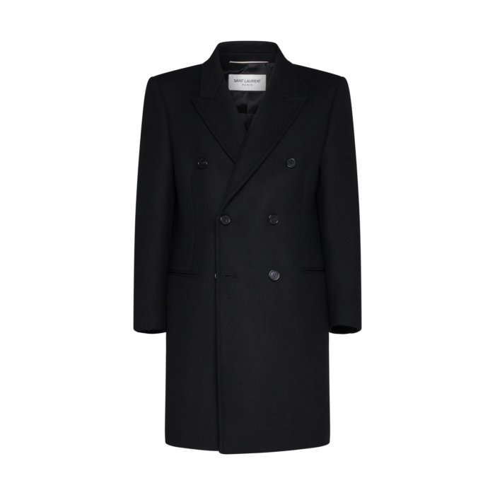 サンローランコート SAINT LAURENT サンローラン チェスターコート ウール アンゴラ
