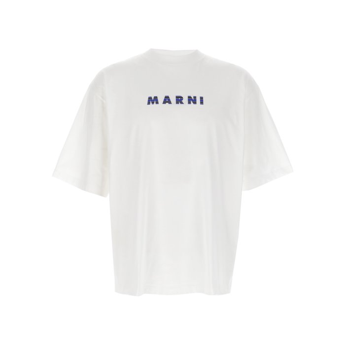 ★国内発送・関税込★【MARNI】マルニロゴ チューリップ Tシャツ TIME SALE] MARNI マルニ ロゴグラフィック Tシャツ HUMU0198P8