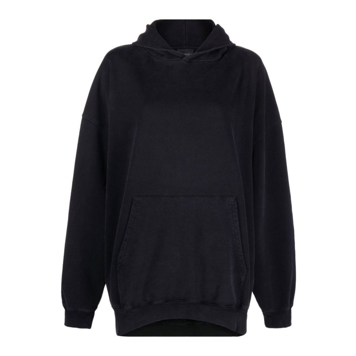 ☆セール中☆【BALENCIAGA】コットンスウェットフーディー ☆大人気【BALENCIAGA】コットンスウェットパーカー WashBlack