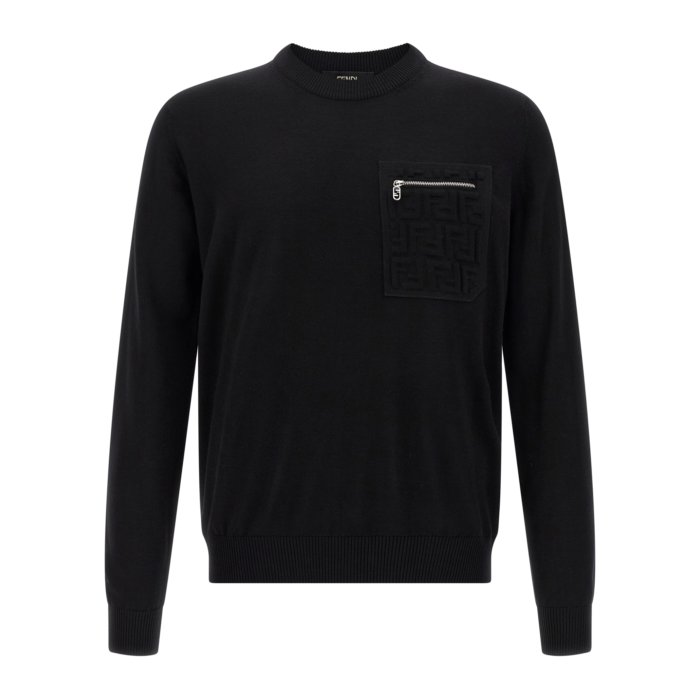 週末限定価格‼️新品未使用‼️ FENDI ロゴカシミヤカーディガン FENDI】フェンディ『FFロゴ ズッカ柄 カシミヤカーディガン