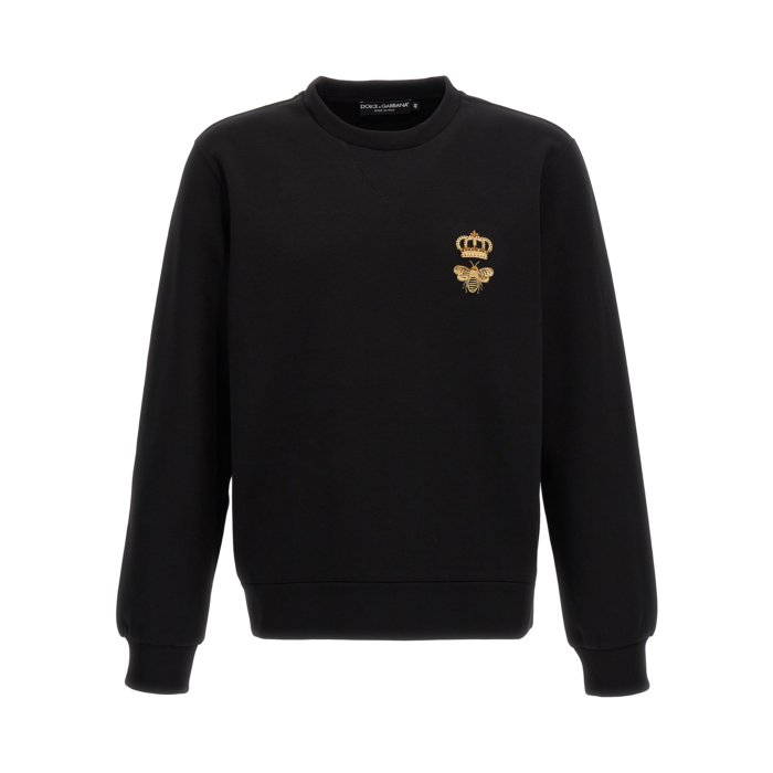 DOLCE & GABBANA ネイビー トレーナーフード付き DOLCE&GABBANA ドルチェ ＆ ガッバーナ パーカー フーディー