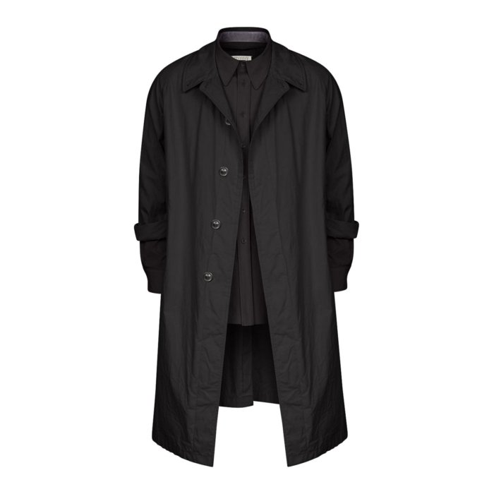 マルタン・マルジェラ⑥ 黒 ウールコート サイズ40 2025年最新】MM6 Maison Margiela レディース ロングコートの