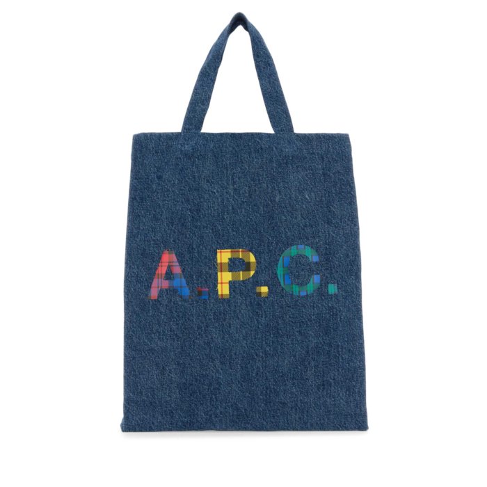 楽天市場】APC アーペーセー トートバッグ デニムトート デニムブルー