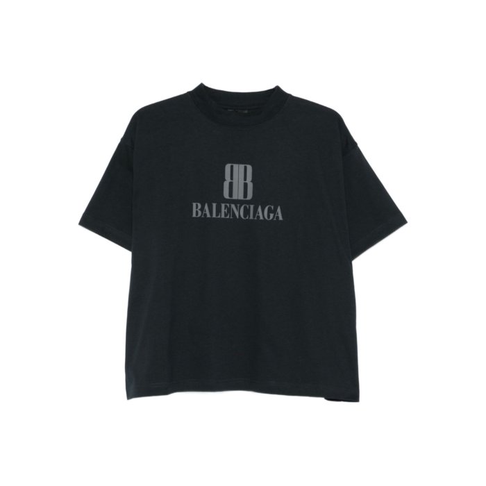 BALENCIAGA 半袖Tシャツ BLACK 楽天市場】バレンシアガ Tシャツ カットソー 半袖 トップス ロゴ