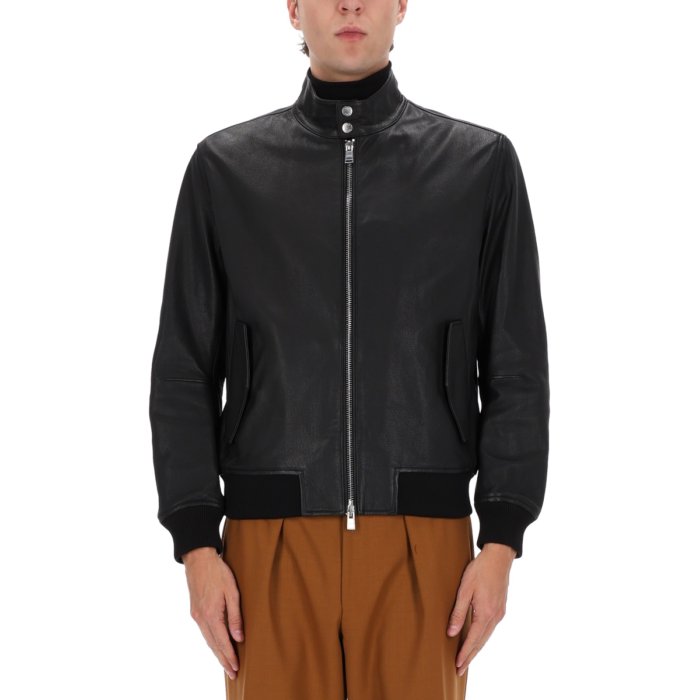 楽天市場】HUGO BOSS ヒューゴボス 中綿レザーブルゾン 50518724