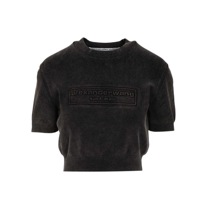 alexanderwang ダークグレー 長袖カットソー alexanderwang（アレキサンダーワン）の「T by Alexander Wang
