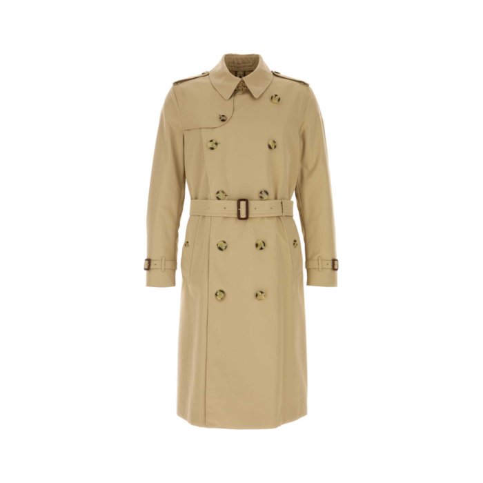 3/25まで　[サイズXL] バーバリー　ケンジントンロング　ハニーベージュ BURBERRY バーバリー レディース トレンチコート ハニー KENSINGTON