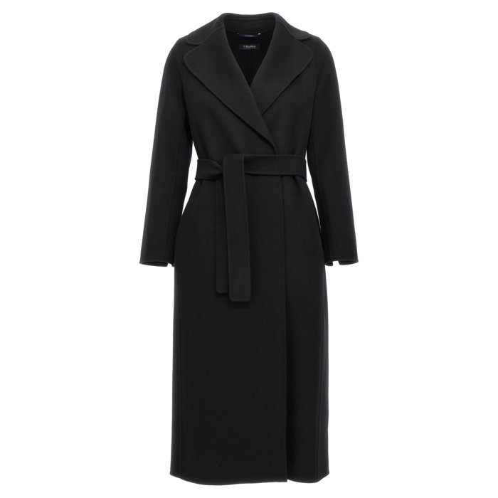 マックスマーラ MaxMara ✿ ベルト付きコート 黒 40 楽天市場】マックスマーラ コート マニュエラ ベルト付き