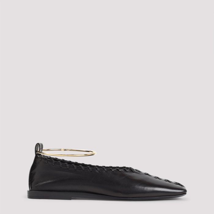 【新品・未使用】JIL SANDER ジルサンダー バレエシューズ 黒　ノット JIL SANDER ジルサンダー シューズ ballerina バレリーナ